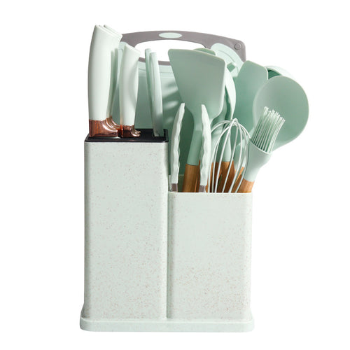 19-Piece Non-Stick Silicone Kitchen Utensil Set