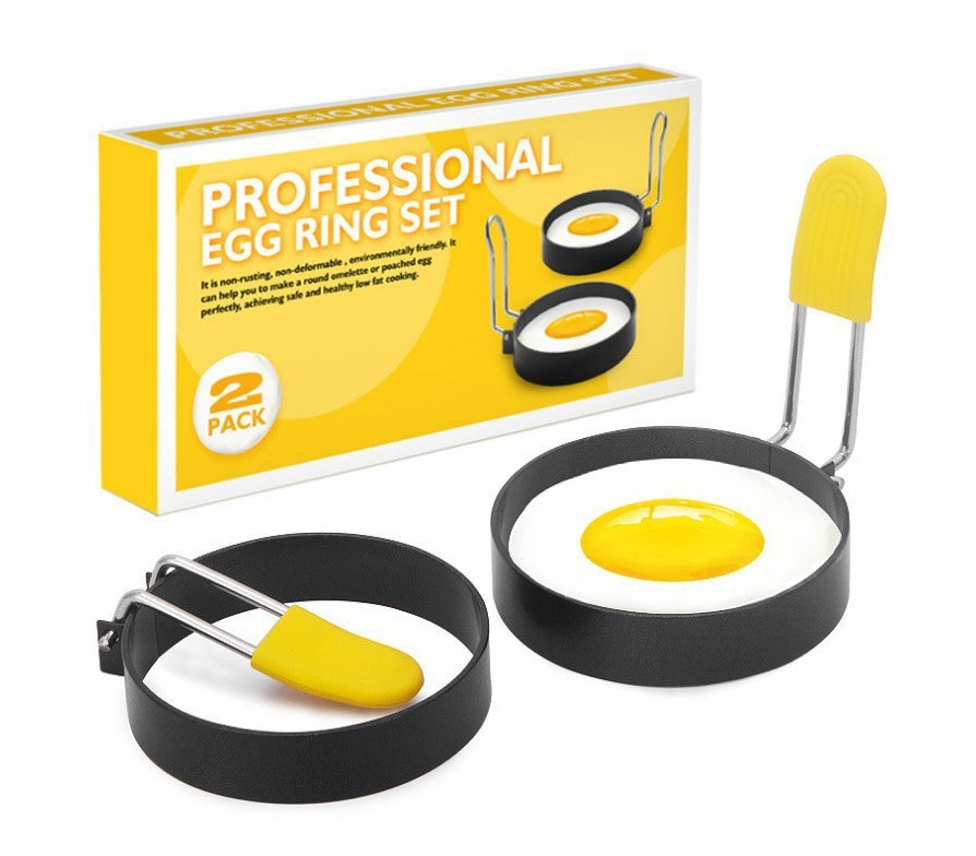 Non-Stick Round Egg Frying Mold and Ring Tool