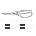 Heavy-Duty Stainless Steel Chicken Bone Scissors