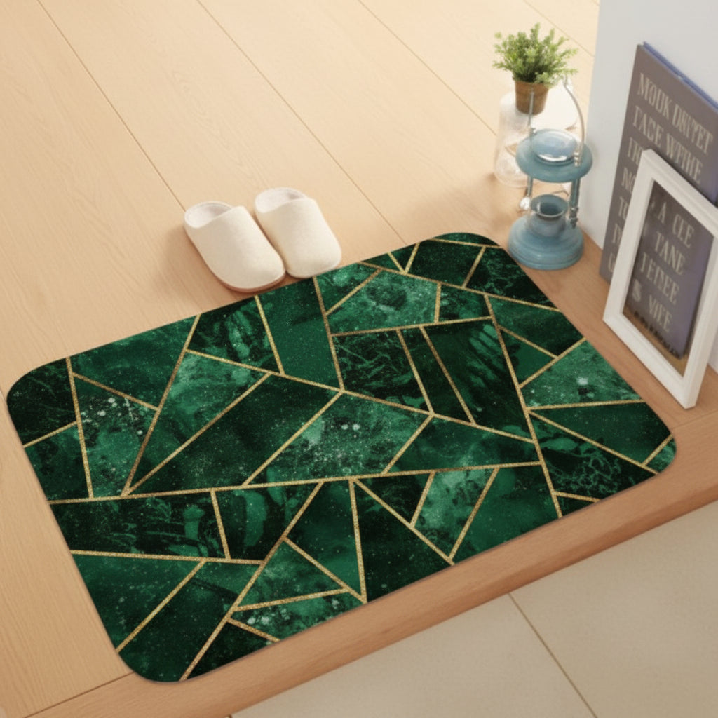 Stitching Pattern Non-Slip Floor Mat for Entryway