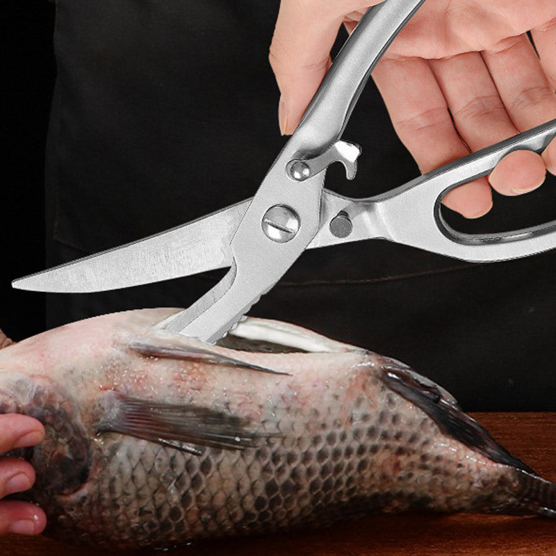 Heavy-Duty Stainless Steel Chicken Bone Scissors