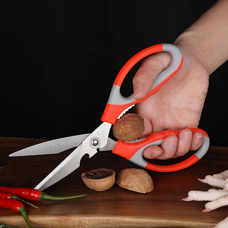 Multi-Purpose Stainless Steel Kitchen Scissors for Food