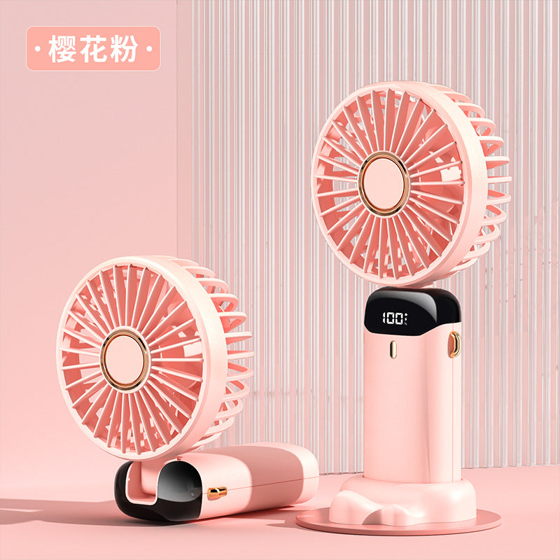 2024 USB Mini Handheld Fan with Aromatherapy Feature