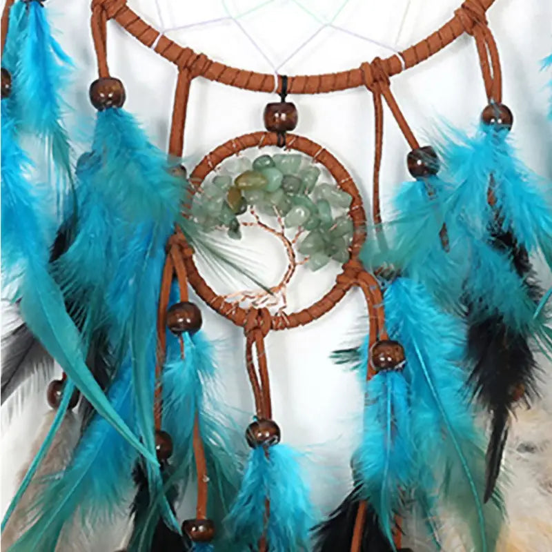 Blue Dream Catcher Hanging Ornament for Home Decor